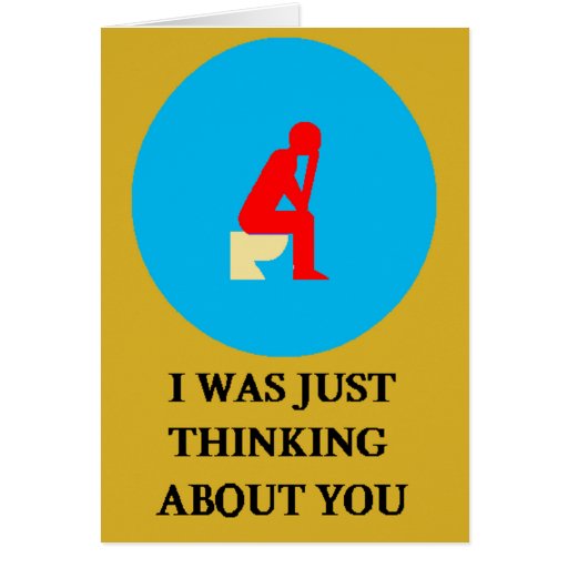 I WAS JUST THINKING ABOUT YOU GREETING CARDS | Zazzle