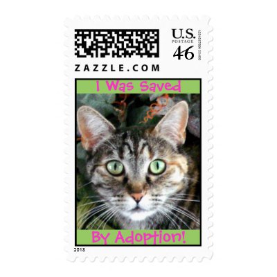 I Was Saved By Adoption Postage by LorrieM