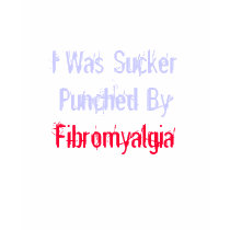 I Was Sucker Punched By, Fibromyalgia-Tee t-shirts