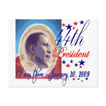 I was there 1 20 09 Inauguration Day 44th Presiden Post Cards