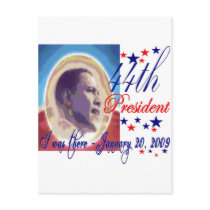 I was there 1 20 09 Inauguration Day 44th Presiden Post Card