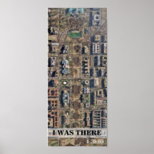 I WAS THERE: Aerial view of Obama Inauguration Print