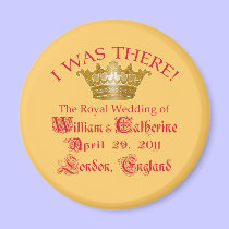 I Was There at the Royal Wedding Tshirts magnets
