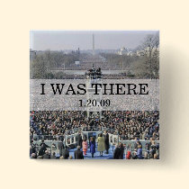 I WAS THERE: Crowd at Inauguration Ceremony buttons