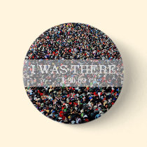 I WAS THERE: Crowd at Inauguration Ceremony buttons