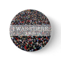 I WAS THERE: Crowd at Inauguration Ceremony buttons