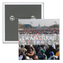 I WAS THERE: Crowd at Inauguration Ceremony buttons