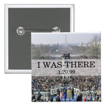 I WAS THERE: Crowd at Inauguration Ceremony buttons