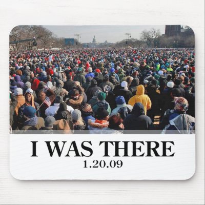 I WAS THERE: Crowd at Obama Inauguration Mouse Mats by BeezKneez