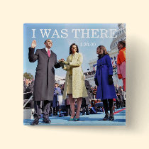 I WAS THERE: Obama Family at Inaugural Ceremony buttons