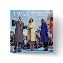 I WAS THERE: Obama Family at Inaugural Ceremony buttons