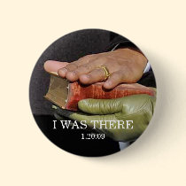 I WAS THERE: President Obama Hand on Lincoln Bible buttons