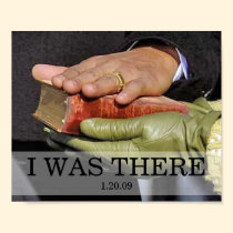 I WAS THERE: President Obama Hand on Lincoln Bible posters