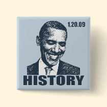 I WAS THERE - President Obama Inauguration buttons