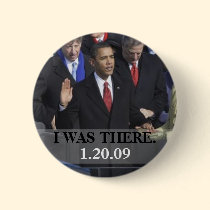 I WAS THERE - President Obama Swearing In buttons