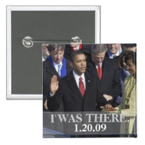 I WAS THERE - President Obama Swearing In buttons