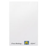 I was thinking of you! stationery Yellow Daffodils