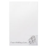 'I was thinking of you' writing paper Stationery