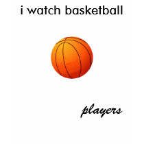 i watch basketball, players t-shirts by StilettoSports i watch basketball, players t-shirts