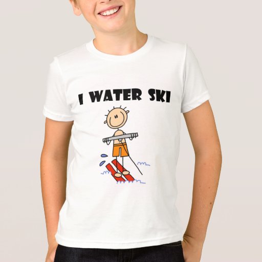 I Water Ski Tshirts and gifts Zazzle