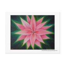 I water the flower in my own heart affirmation. postcards
