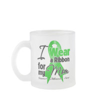 I Wear a Green Ribbon For My Mom Coffee Mugs