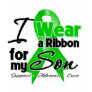 I Wear a Green Ribbon For My Son T Shirts