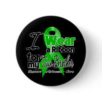 I Wear a Green Ribbon For My Twin Brother Pins