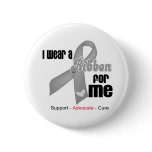 I Wear a Grey Ribbon For Me buttons
