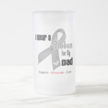 I Wear a Grey Ribbon For My Dad Coffee Mug