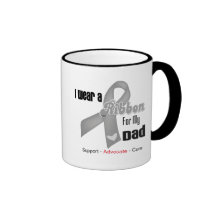 I Wear a Grey Ribbon For My Dad Mug