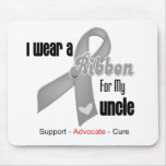 I Wear a Grey Ribbon For My Uncle Mousepad