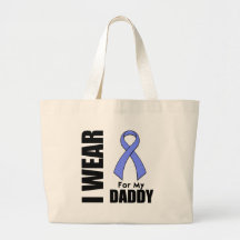I Wear a Periwinkle Ribbon For My Daddy Tote Bag