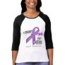 I Wear a Purple Ribbon For Me T-shirts