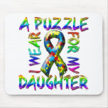 I Wear A Puzzle for my Daughter Mouse Pads I Wear A Puzzle for my Daughter Mouse Pads