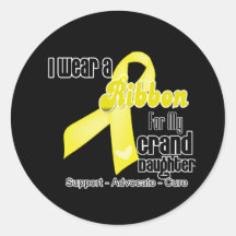 I Wear a Ribbon For My Granddaughter - Sarcoma Stickers