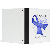 I Wear a Ribbon For My Hero - Esophageal Cancer 3 Ring Binder