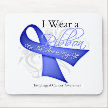 I Wear a Ribbon For My Hero - Esophageal Cancer Mouse Pads