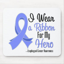 I Wear a Ribbon For My Hero - Esophageal Cancer Mouse Pad