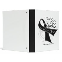 I Wear a Ribbon For My Hero - Melanoma Binders