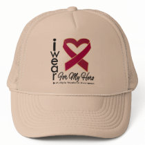 I Wear a Ribbon For My Hero - Multiple Myeloma hats