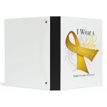 I Wear a Ribbon For My Hero - Neuroblastoma Binders