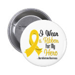I Wear a Ribbon For My Hero - Neuroblastoma Pins