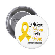 I Wear a Ribbon For My Hero - Neuroblastoma Pins