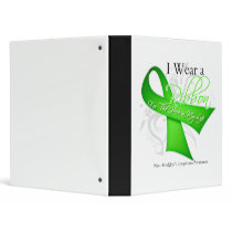 I Wear a Ribbon For My Hero Non-Hodgkin's Lymphoma Vinyl Binder