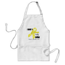 I Wear a Ribbon For My Nephew - Sarcoma Apron