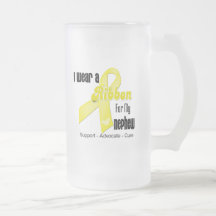 I Wear a Ribbon For My Nephew - Sarcoma Coffee Mugs