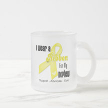 I Wear a Ribbon For My Nephew - Sarcoma Coffee Mugs