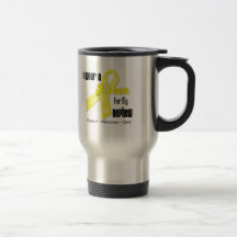 I Wear a Ribbon For My Nephew - Sarcoma Mugs