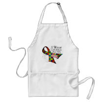 I Wear a Ribbon For My Son - Autism Awareness Aprons